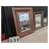 3 Ogee Mirrors