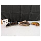 3 Assorted Vintage Ash Trays