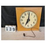 Standard Wood Electric Clock