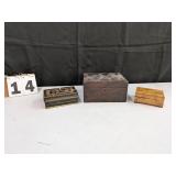3 Decorative Boxes
