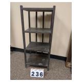 4 Shelf Mission Style Oak Stand