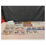 License Plates from Various States