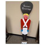 Seasons Greetings Toy Soldier Holiday Decor