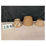 3 Assorted Lamp Shades