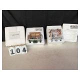 2 Hawthorne Village Light Up Holiday Houses