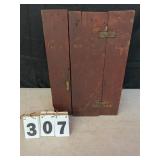 Primitive One Door Wooden Cabinet