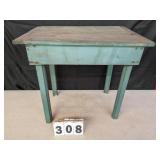 Painted Primitive Wood Table