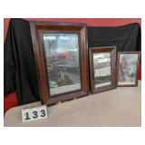 3 Ogee Mirrors