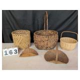 5 Woven Baskets