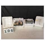 2 Hawthorne Village Light Up Holiday Houses