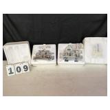 2 Hawthorne Village Light Up Holiday Houses