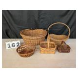 5 Woven Baskets