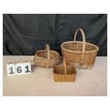 3 Woven Baskets