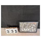 Display Case of Assorted Stone Arrow Heads