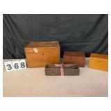 Group of Assorted Wooden Boxes