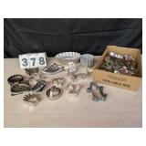 Assorted Cookie Cutters & Baking Tins