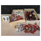 Assorted Bird, Toy Soldier & Other Xmas Ornaments