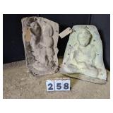 2 Fiberglass Lawn Ornament Forms