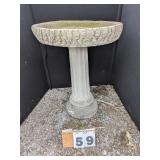 Concrete Bird Bath