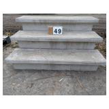 Set of Concrete Precast Steps