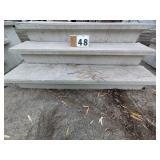 Set of Concrete Precast Steps