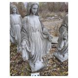 Virgin Mary Concrete Statue