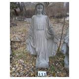 Virgin Mary Concrete Statue