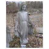 Virgin Mary Concrete Statue