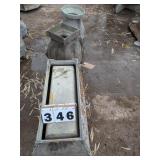 3 Cast Aluminum Planter Concrete Forms