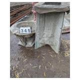 2 Fiberglass Planter Concrete Forms