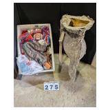 Large Dress Up Goose Form with Assorted Clothing