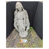 The Virgin Mary Concrete Statue