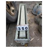 Rectangle 9"x48" Cast Aluminum Planter Form