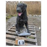 Concrete Rottweiler Statue