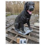 Concrete Rottweiler Statue