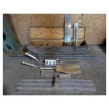 Masonry Bull Float & Other Tools