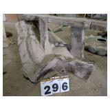 Laying Angel Box Fiberglass Lawn Ornament Form