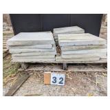 22-18"x18" Concrete Patio Blocks