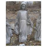 Virgin Mary Concrete Statue