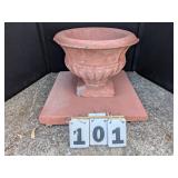 Concrete Planter on Slab