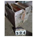 2 Bench Pedestal Fiberglass Forms