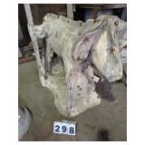 Life Size Calf Fiberglass Concrete Form