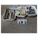Misc. Hand Tools, Grinder Shields, Hardware