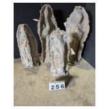 4 Saint Fiberglass Lawn Ornament Forms