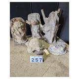 5 Fiberglass Lawn Ornament Forms