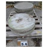 10-24" Round Concrete Patio Blocks