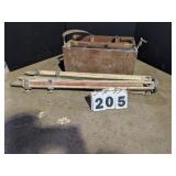 W & L.E. Gurley Dumpy level w/ Tripod