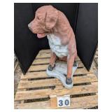 Concrete Rottweiler Statue