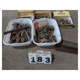 Assorted Metal Files, Fittings, Dies, etc.