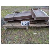 8-12"x30"x2 1/2" Thick Concrete Splash Block Form
